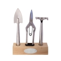 Set attrezzi da giardino in metallo con supporto Promozione