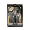 Set attrezzi da giardino in metallo con supporto Vendita