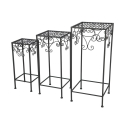 Set 3 tavolini stand porta piante in stile classico Offerta