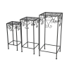 Set 3 tavolini stand porta piante in stile classico Offerta