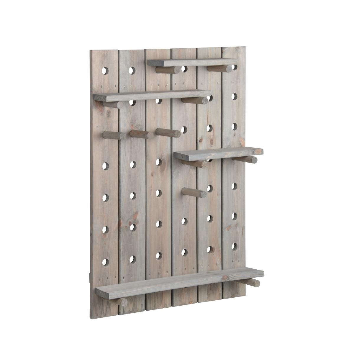 Pannello portattrezzi forato da muro con mensole appendini regolabili Promozione Pannello portattrezzi forato da muro con mensole appendini regolabili Promozione