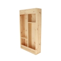 Mobile da parete portaoggetti con tavolo pieghevole in legno Catalogo