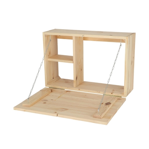 Pensile da muro con piano pieghevole in legno Promozione