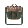 Sgabello pieghevole con borsa porta attrezzi giardinaggio Modello