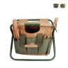 Sgabello pieghevole con borsa porta attrezzi giardinaggio Promozione