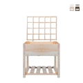 Supporto in legno per piante rampicanti 78,2x3,8x84,9cm Promozione
