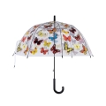 Ombrello trasparente con stampa farfalle colorate Promozione