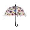 Ombrello trasparente con stampa farfalle colorate Promozione