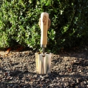 Trapiantatore per giardinaggio in acciaio inox manico legno Vendita