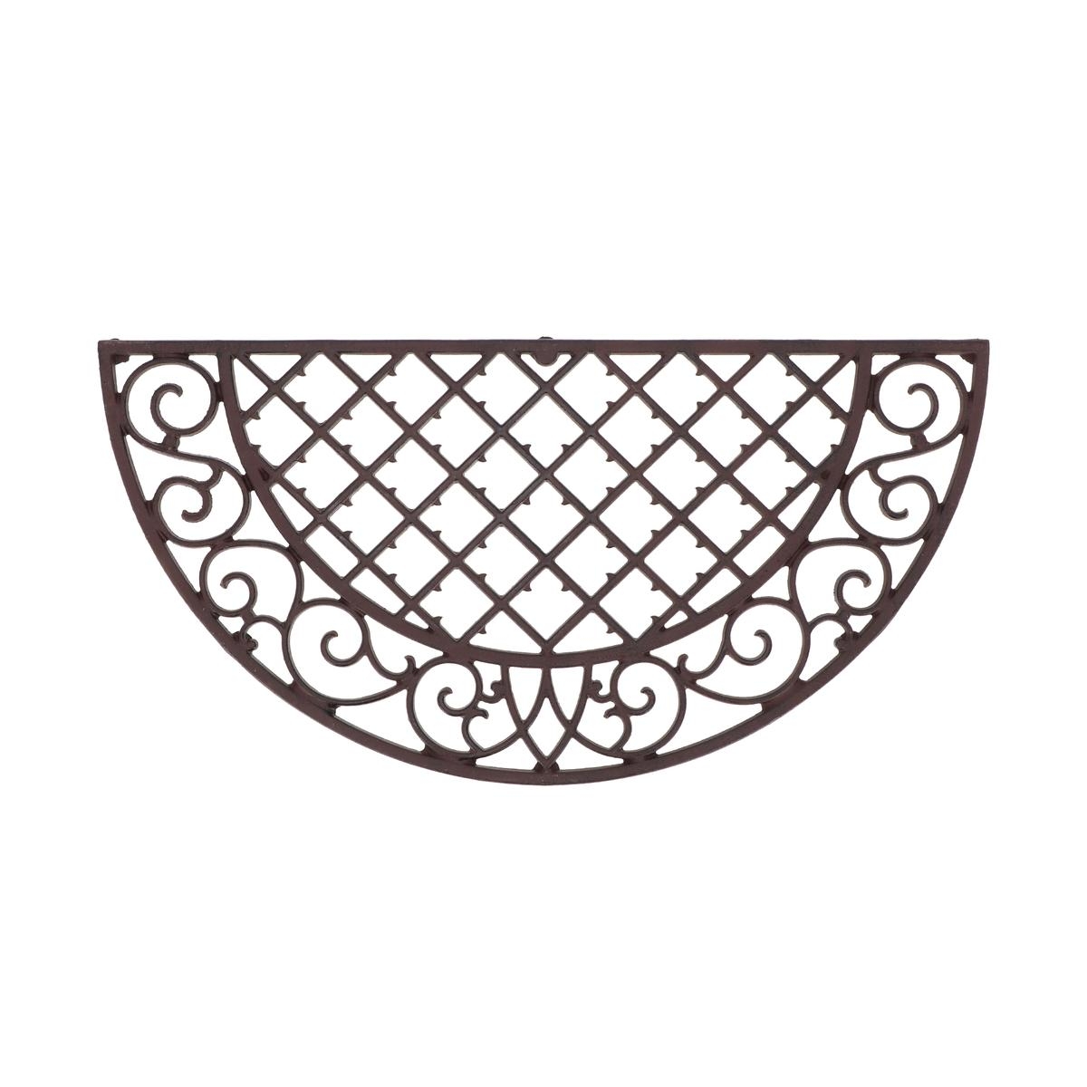 Zerbino in ghisa decorativo stile classico semicircolare  Promozione
