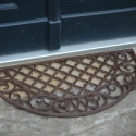 Zerbino in ghisa decorativo stile classico semicircolare  Vendita