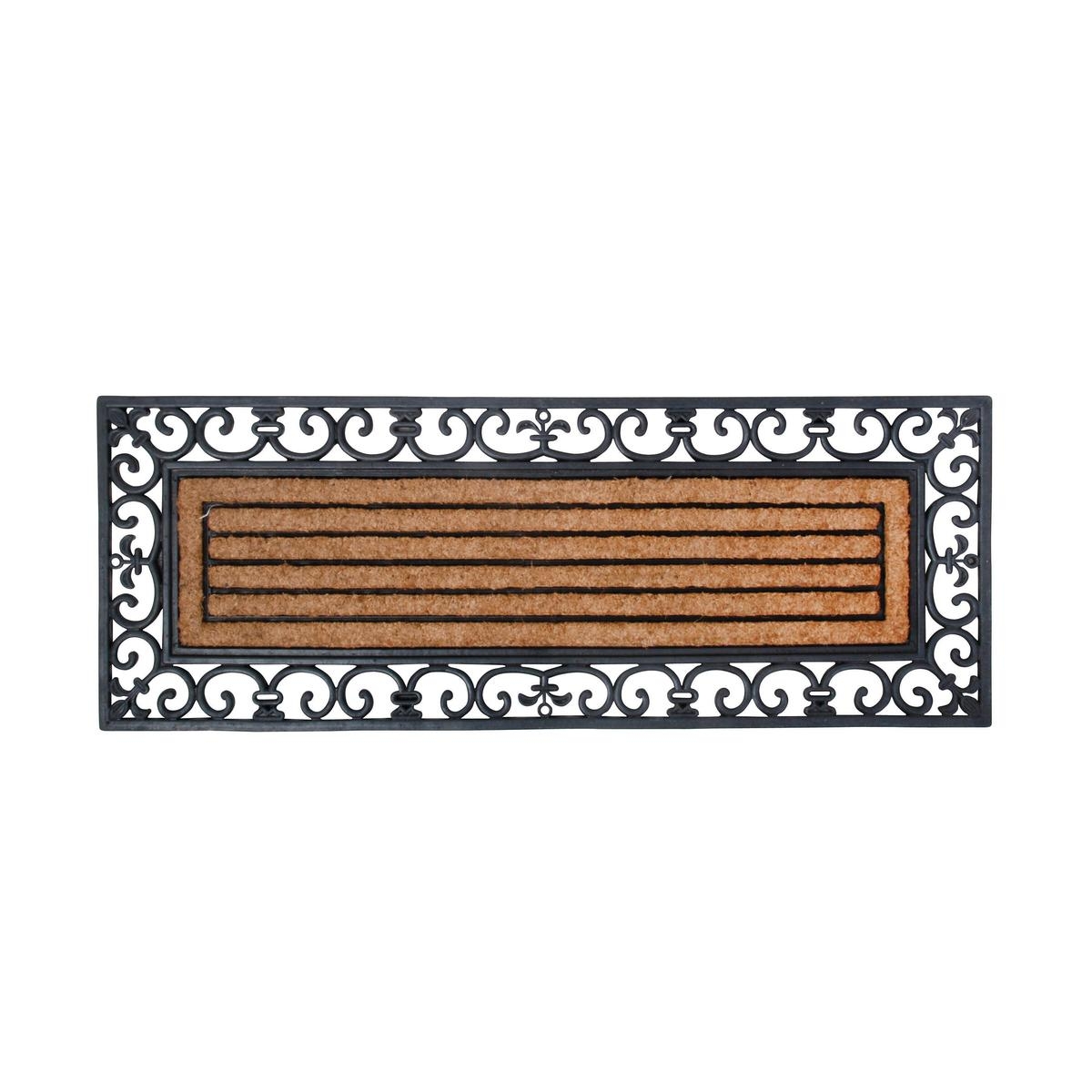 Zerbino rettangolare 120x45cm con cornice in gomma e fibra di cocco Promozione Zerbino rettangolare 120x45cm con cornice in gomma e fibra di cocco Promozione