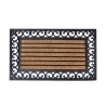 Zerbino rettangolare classico vittoriano in gomma e cocco 75,2x25,2cm Promozione