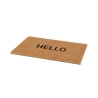 Zerbino da ingresso in fibra di cocco con scritta Hello Saldi