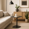 Tavolino basso da salotto design contemporaneo in metallo nero Dusk Vendita