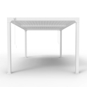 Pergola bioclimatica 3x4m da giardino in alluminio manuale Trinidad Scelta