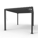 Pergola bioclimatica 3x4m da giardino in alluminio manuale Trinidad Caratteristiche