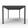 Pergola bioclimatica 3x4m da giardino in alluminio manuale Trinidad Prezzo
