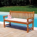 Panca da giardino 3 posti in legno teak Lampedusa Vendita