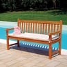 Panca da giardino 3 posti in legno teak Lampedusa Vendita