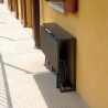 Set tavolo 50x100cm e 2 sedie pieghevoli in ferro Balcony Offerta