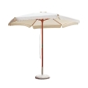 Ombrellone da giardino 285cm a palo centrale in legno Gharab Promozione