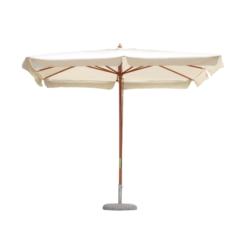Ombrellone Quadrato 3x3 in Legno per Esterno giardino Mirado Promozione
