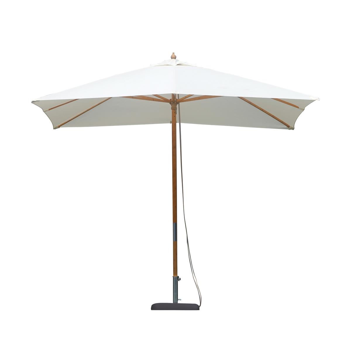 Ombrellone da giardino 3x3m palo centrale in bambù antivento Khumat Promozione Ombrellone da giardino 3x3m palo centrale in bambù antivento Khumat Promozione