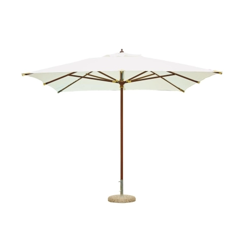 Ombrellone in legno e poliestere 3x4m da giardino Manora Promozione