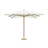 Ombrellone in legno e poliestere 3x4m da giardino Manora Promozione