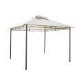 Gazebo da giardino in ferro 3x3 ecrù antracite Illinois Promozione