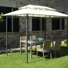 Gazebo in ferro 3x2 per giardino Illinois Vendita