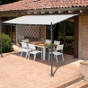 Pergola a parete in ferro 3x4 mt per esterni Kansas Vendita