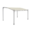 Pergola a parete in ferro 3x4 mt per esterni Kansas Promozione