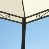 Gazebo da giardino in ferro 3x3 ecrù antracite Illinois Offerta