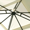 Gazebo da giardino in ferro 3x3 ecrù antracite Illinois Saldi