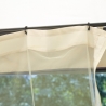 Gazebo da giardino in ferro 3x3m con zanzariere Oregon Saldi