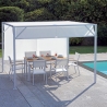 Pergola da giardino 3x3 con tetto scorrevole Skroda Vendita