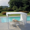 Pergola da giardino 3x3 con tetto scorrevole Skroda Offerta