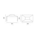 Gazebo in ferro 3x2 per giardino Illinois Sconti