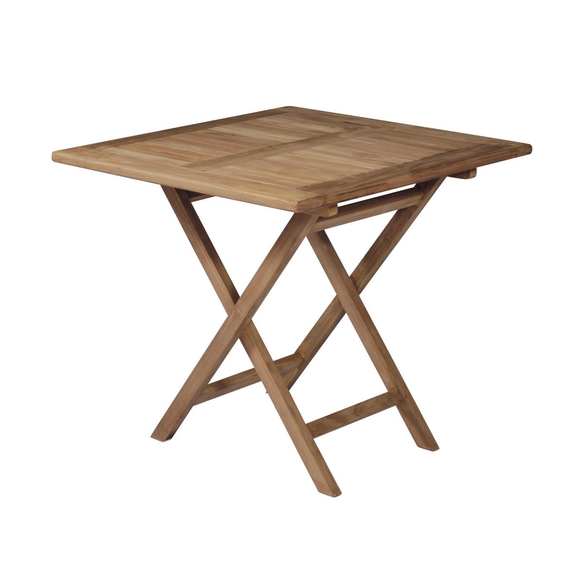 Tavolo pieghevole da esterno in legno teak 80x80cm Vulcano Promozione Tavolo pieghevole da esterno in legno teak 80x80cm Vulcano Promozione