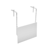 Tavolo bianco da esterno pieghevole per balconi 60x52cm Ringhiera Offerta