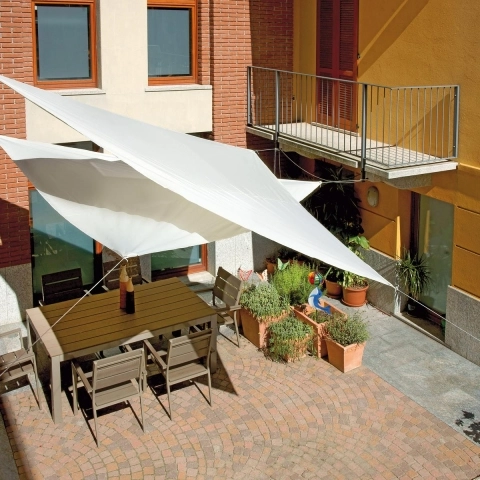 Tenda a vela triangolare per esterni 5x5x5m Solar Promozione