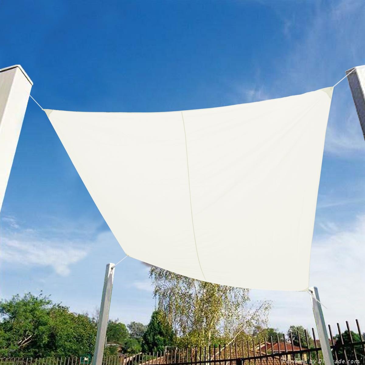 Tenda a vela quadrata per esterni giardino 3x3m Solar