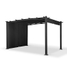 Gazebo da esterno giardino in alluminio rettangolare 3x4m Barbados Sconti