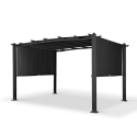 Gazebo da esterno giardino in alluminio rettangolare 3x4m Barbados Catalogo