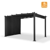 Gazebo da esterno giardino in alluminio rettangolare 3x4m Barbados Vendita