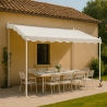 Gazebo 3x2 metri giardino acciaio ingresso bar hotel Pergola