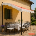 Gazebo 3x2 metri giardino acciaio ingresso bar hotel Pergola uv Saldi