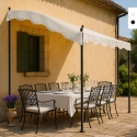 Gazebo 3x2 metri giardino acciaio ingresso bar hotel Pergola uv Promozione